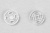 Кнопки пришивные пластиковые 11,5 мм, блистер 24шт, цв.-прозрачные - купить в Новороссийске. Цена: 59.44 руб.