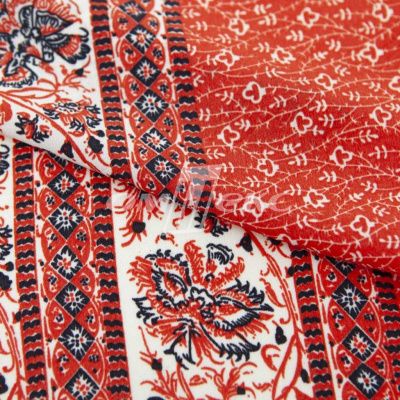 Плательная ткань "Фламенко" 24.1, 80 гр/м2, шир.150 см, принт этнический - купить в Новороссийске. Цена 241.49 руб.